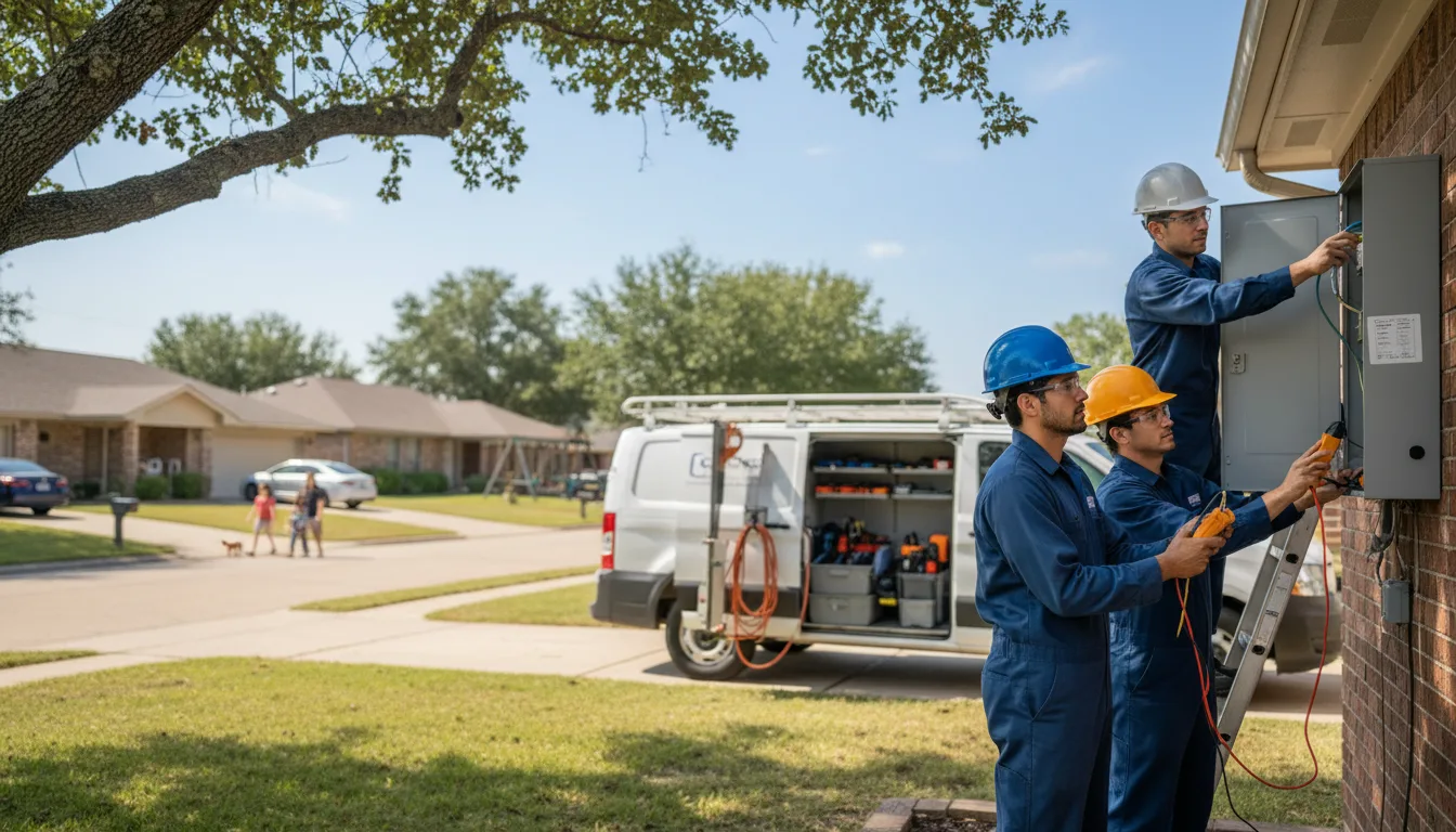 Certified electrician providing emergency electrical services in Flippin, AR